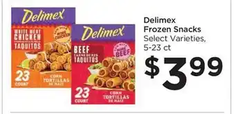 Food 4 Less Delimex frozen snacks offer