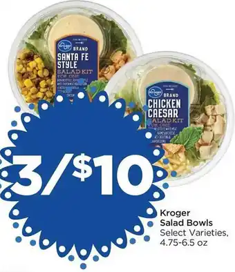 Food 4 Less Kroge salad bowls offer