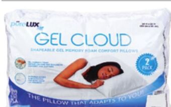 Ocean State Job Lot Gel cloud 2pk.memory foam pillows offer