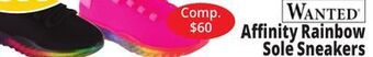 Ocean State Job Lot Affinity rainbow sole sneakers offer