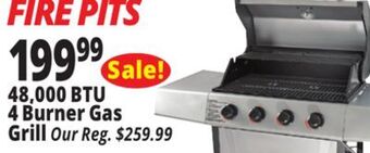 Ocean State Job Lot Grill boss 4-burner gas grill offer