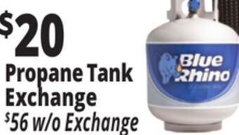 Ocean State Job Lot Blue rhino propane tank exchange offer
