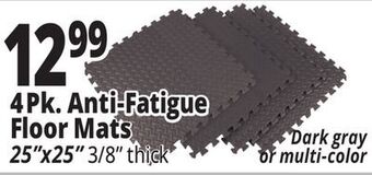 Ocean State Job Lot Anti-fatigue floor mats, 4-pack offer