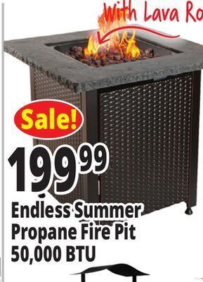 Ocean State Job Lot Endless summer outdoor firehouse fire pit offer