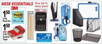 Ocean State Job Lot Desk organization offer