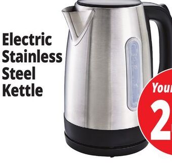 Ocean State Job Lot Century stainless steel electric tea kettle, 1.7l offer
