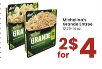 Albertsons Michelina's grande entree offer