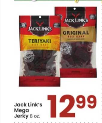 Albertsons Jack link's mega jerky offer