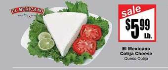 Rancho Markets El mexicano cotija cheese offer