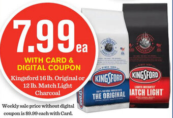 Mariano's Kingsford 16 lb. Original or 12 lb. Match Light Charcoal offer