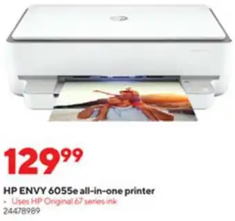 Staples HP Envy 6055e All-In-One Printer offer