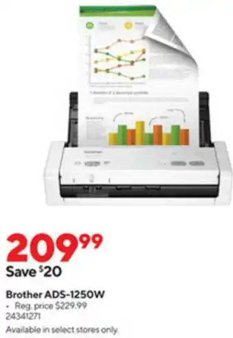 Staples Brothers ADS-1250W offer