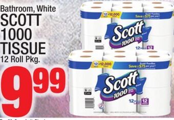 C Town Scott 1000 tissue offer