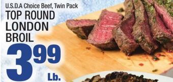 C Town Top round london broil offer