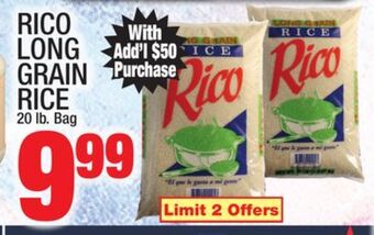 C Town Rico long grain rice offer