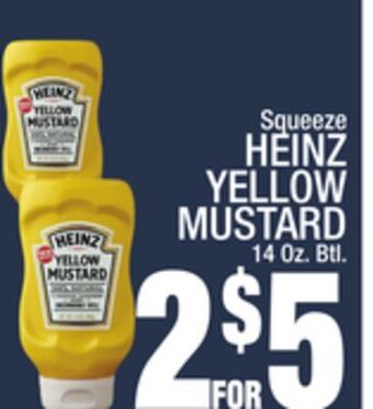 C Town Heinz yellow mustard offer