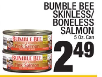 C Town Bumble bee skinless/boneless salmon offer