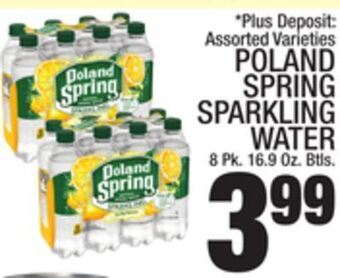 C Town Poland spring sparkling water offer