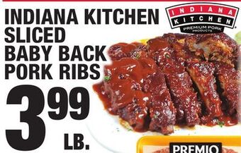 C Town Indiana kitchen baby back pork ribs offer