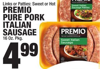 C Town Premio pure pork italian sausage offer