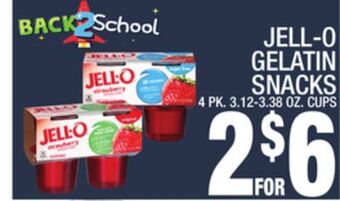 C Town Jell-o gelatin snacks offer