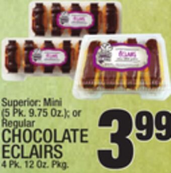 C Town Chocolate eclairs 4 pk. 12 oz. pkg. offer