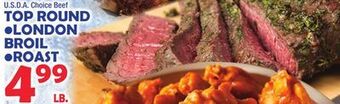 Bravo Supermarkets Top round london broil roast offer