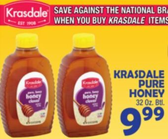 Bravo Supermarkets Krasdale pure honey offer