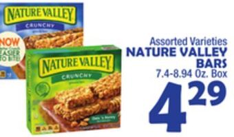 Bravo Supermarkets Nature valley bars offer