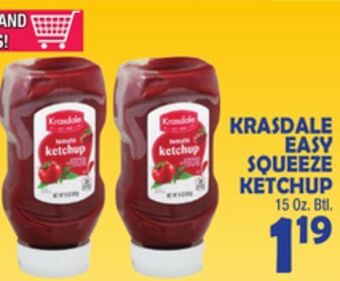 Bravo Supermarkets Krasdale easy squeeze ketchup offer