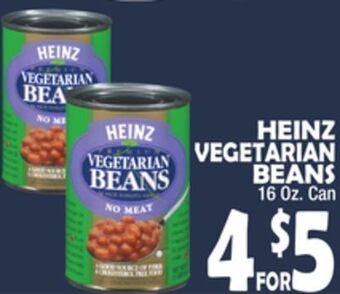 Bravo Supermarkets Heinz vegetarian beans offer