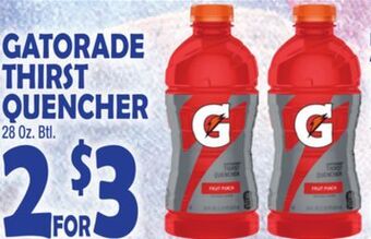 Bravo Supermarkets Gatorade thirst quencher offer