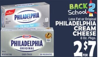 Bravo Supermarkets Philadelphia cream cheese offer
