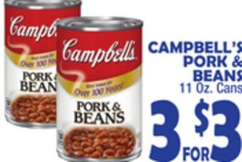 Bravo Supermarkets Campbell's pork & beans offer