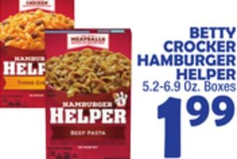 Bravo Supermarkets Betty crocker hamburger helper offer