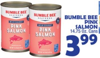Bravo Supermarkets Bumble bee pink salmon offer