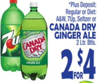 Bravo Supermarkets Canada dry ginger ale offer