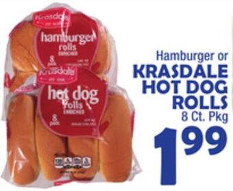 Bravo Supermarkets Krasdale hot dog rolls offer