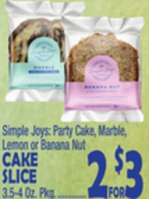 Bravo Supermarkets Cake slice offer