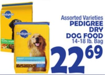 Bravo Supermarkets Pedigree dry dog food offer