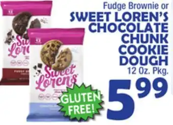 Bravo Supermarkets Sweet loren's chocolate chunk cookie dough offer