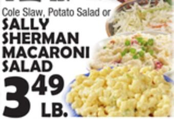 Bravo Supermarkets Sally sherman macaroni salad offer