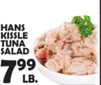Bravo Supermarkets Hans kissle tuna salad offer