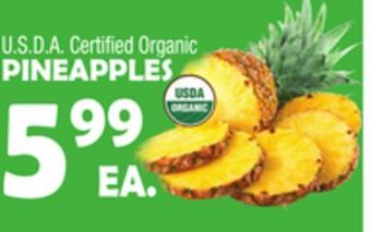 Bravo Supermarkets Pineapples offer