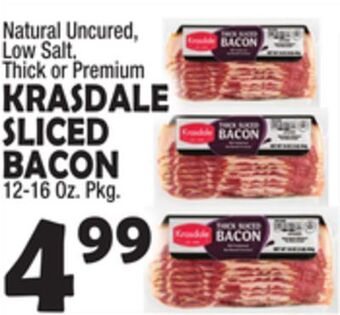 Bravo Supermarkets Krasdale sliced sliced bacon offer