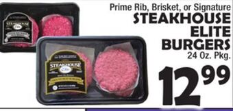 Bravo Supermarkets Steakhouse elite burgers offer