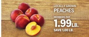 Kings Food Markets Locally grown peaches offer