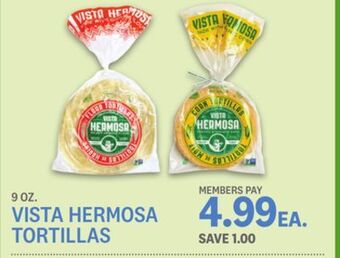Kings Food Markets Vista hermosa tortillas offer