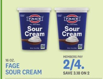 Kings Food Markets Fage sour cream offer