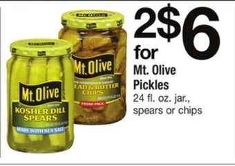 ACME Mt. olive pickles offer